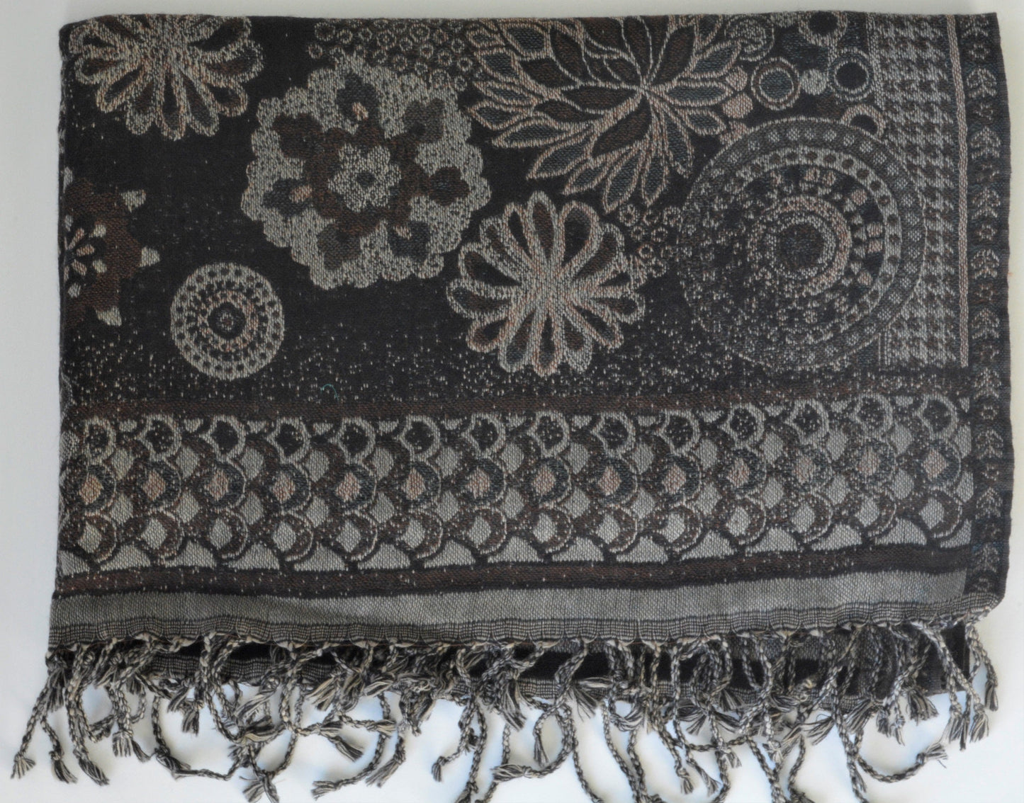 Handwoven Paisley Jamavar one of a kind limited edition designer Shawl