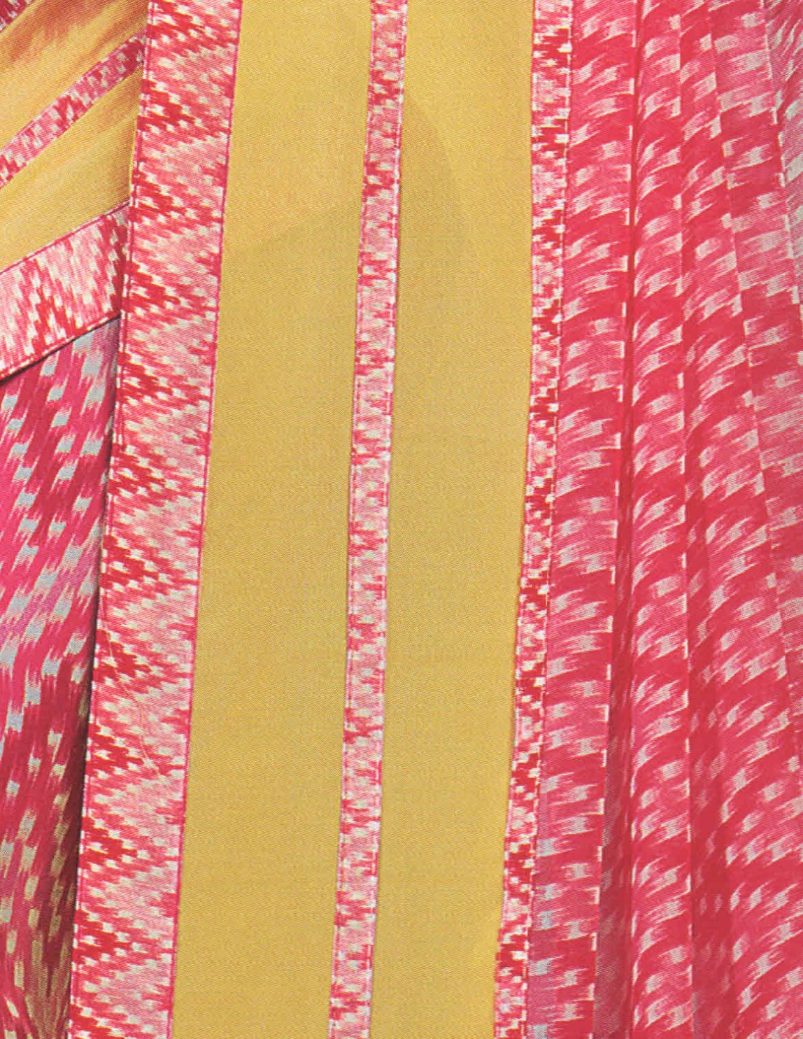 Georgette Digital Printed Saree With Blouse  Pink